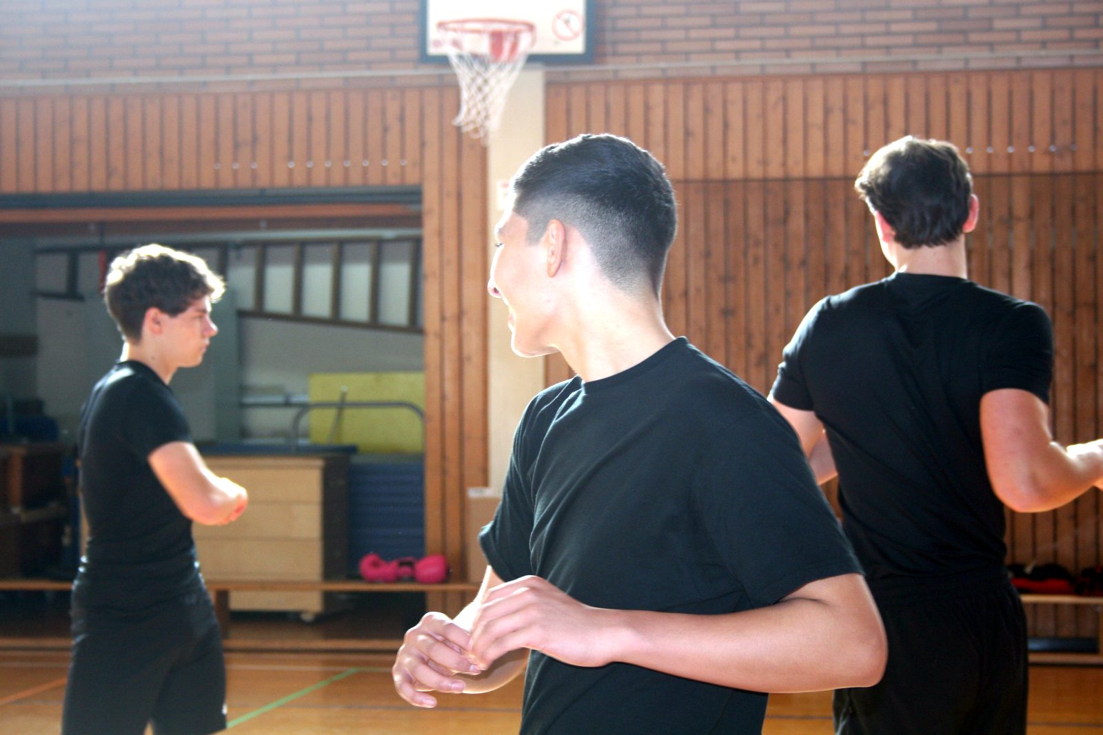 Gute Stimmung beim Training